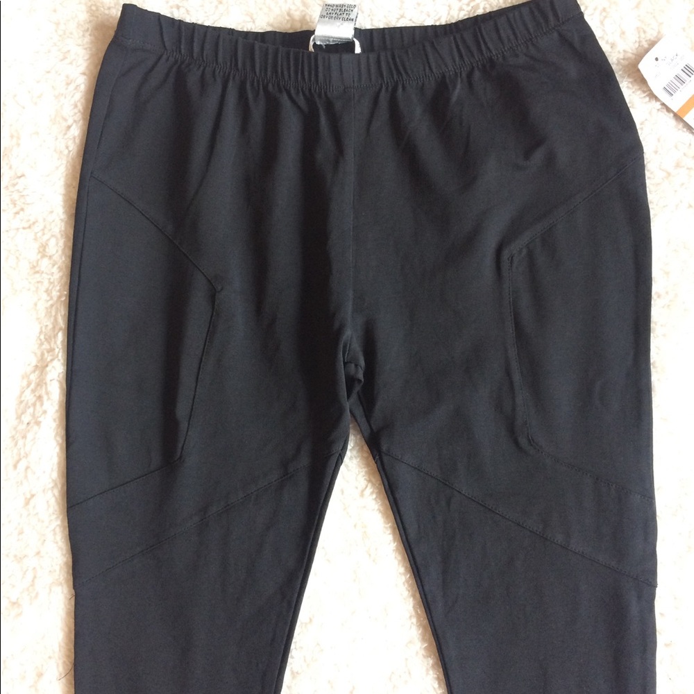 NWT WD.NY black patterned leggings
